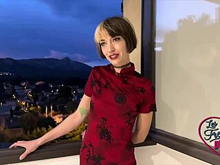 a young french slut craves DOUBLE PENETRATION in lingerie mmf