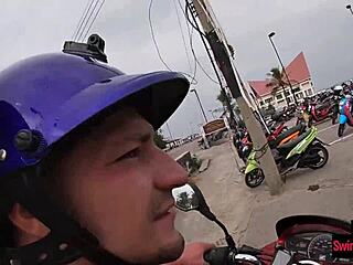 Thai Teen Couple's Wild Public Island Fuck