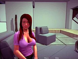 Big tits milf teen play game with small tits ass action