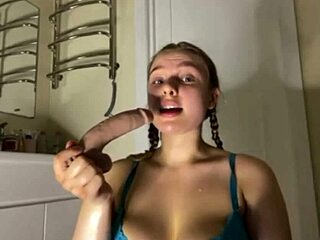 i'm givin sloppy bj n sittin on cam till i cum messy