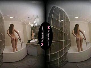 terry bliss loves rubbing her shaved pussy in steamy vr solo sessions