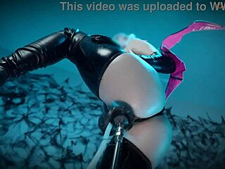 halloween succubus bound teen takes nonstop creampie machine anal orgasms