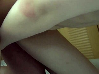 Fucking beautiful Japanese milf in lingerie and heels