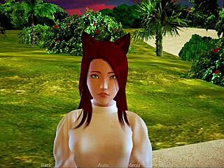 Big tits milf teen play game with small tits ass action