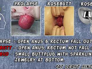 hotkinkyjo's see-through bikini hides extreme anal fisting prolapse 😈🔥