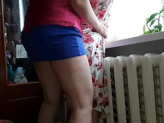 she sneaks in a passionate strapon fuck while hubby's away at work