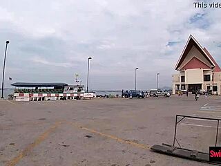 Thai Teen Couple's Wild Public Island Fuck