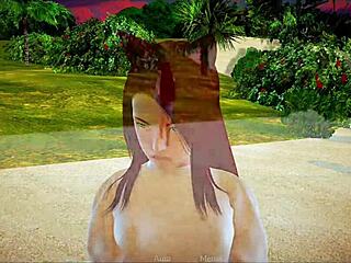 Big tits milf teen play game with small tits ass action