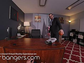 vr bangers marica hase milf dominates huge cock at work