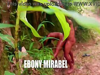 Curvy girlfriend's outdoor doggystyle with monster BBC reality