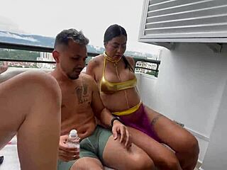 Intense Dirty Threesome Two Perfect Titted Colombians Melani Rincon