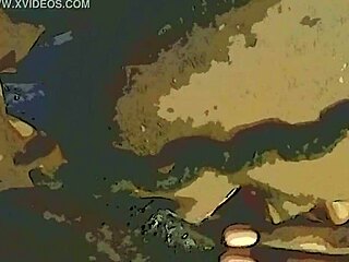 Ebony duo licks wet pussy while dildo teams up for cum