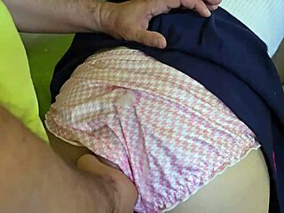 Stepsis moans as I rub and creampie her tight wet asshole closeup