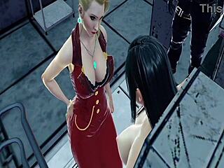 Tifa Endures Intense Machine Torment