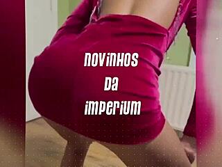 Crossdresser sneaks hardcore fuck with Dinho Alves show staff onsite