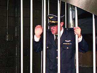 brunette fake tits babe swallows hot cum load 💦😍