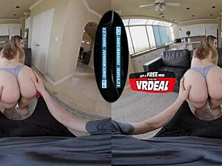 tattooed lucky anne seduces with tight pussy big ass curvy cowgirl pov riding