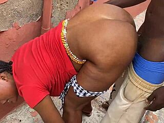 real outdoor rough fucking with big cock spanking