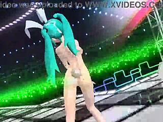Hatsune Miku's Nude Bunny Costume Reveals Juicy Curves