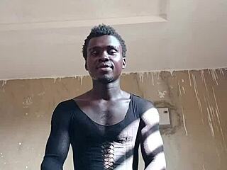 Kwameoppong65 Dances Seductively with Massive Cock Tease