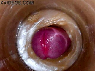 Huge cum explosion floods pussy toy in creamy asmr close-up blast!