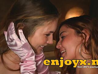 Blonde Lesbos Fuse Sinful Dildo Fantasies In Orgasmic Lick Fest