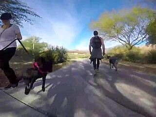 Public Cave Blowjob And Handjob Cumshot Adventure