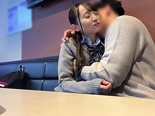 Rina's uniform creampie fuck after school sex crave