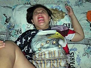 wanna watch her stuff her tight pussy full of my monster cock cum?