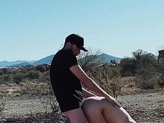 Blonde Wife Risks Rough Public Roadside Sex Adventure