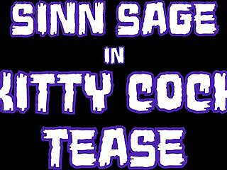 kitty teases cock desperately before sloppy pov suck!