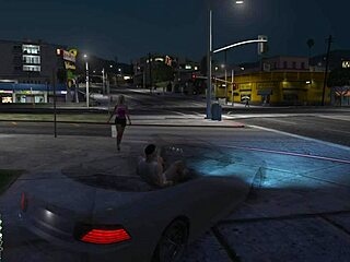 In GTA 5, player hires hooker for car sex service