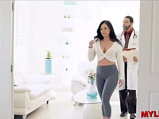 Hey check out this naughty big tits MILF craving extra doctor exams in hospital