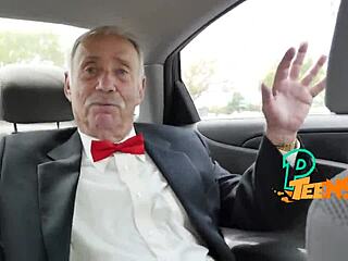 horny old man knows how to pound young teen pussy with huge cock