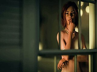 Pandora's Teasing College Game with Redhead Lesbians