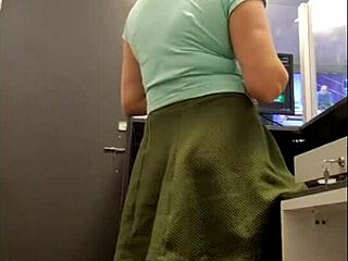 secretary big ass natural tits tease