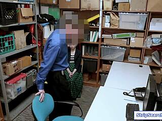 hey officer this petite shoplifter teen needs hard fucking after stripsearchporn strip