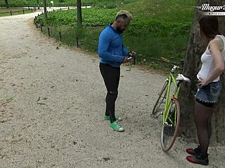 alice maze backstage bent over anal fisting