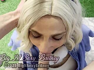 Britney's deepthroat facefuck comp vol 3 😍🍆💦