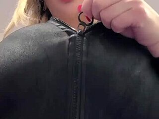 Big Natural Tits Burst Elastic Leather