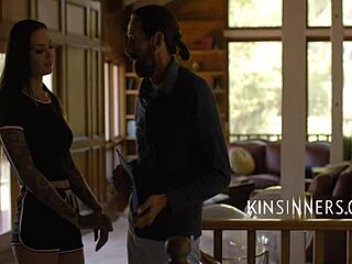 old guy pounds his slutty young girlfriend's tight pussy