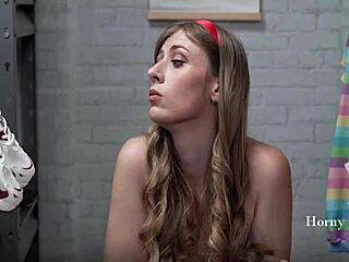 Horny Student Deepthroats Cock for Stolen Shoes