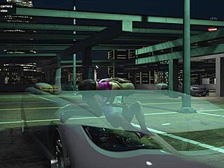 In GTA 5, player hires hooker for car sex service