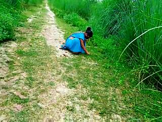 girlfriend's tight pussy rides wild in jungle doggystyle