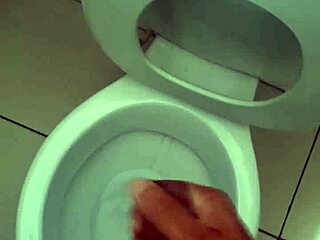day 6 solo masturbation with big cock in bathroom?
