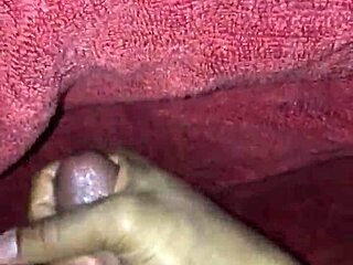 Stroking cock while watching hardcore vids for upload