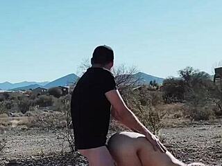 Blonde Wife Risks Rough Public Roadside Sex Adventure