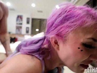 Big Titty Pink Hair Nerd Madison Blaze Rides Ethan Seeks