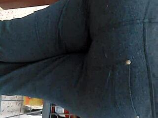 big booty pawg milf caught candid shaking ass at cub foods store