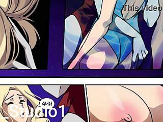 Hot vampire girl transforms seductively